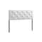 Baxton Studio Baltimore Modern and Contemporary King White Upholstered Headboard 117-6350 - alternate 1